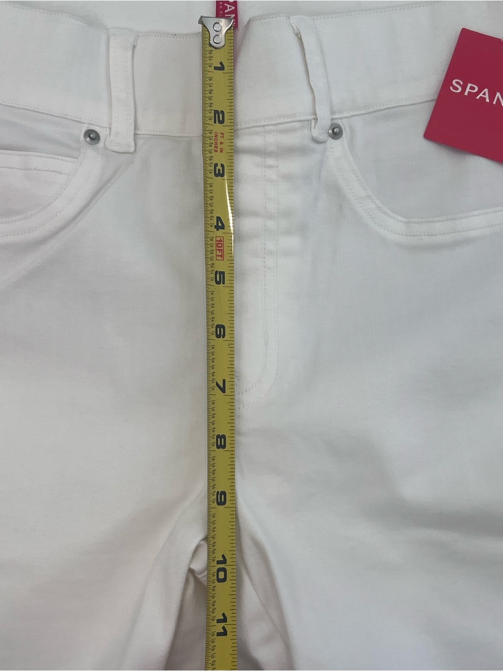 Spanx white pull on jeans with pockets XS - Picture 12 of 12